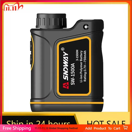 SNDWAY Golf Laser Distance Meter Rangefinder for Hunting 1000M 1500M 2000M Laser Telemeter Golf Camera Outdoor Telescope