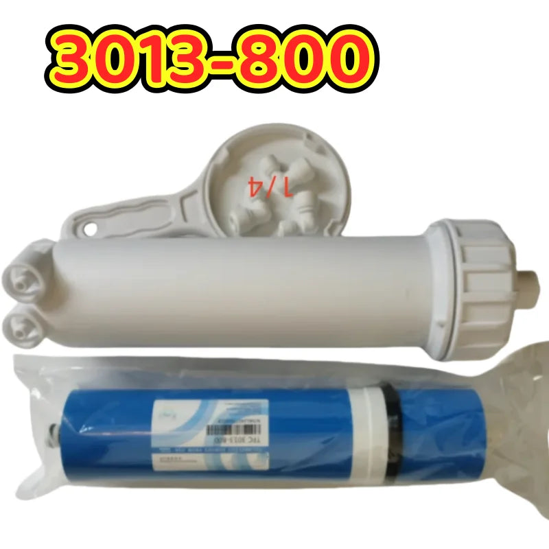 1 set 800G water purifier filter （3013-800 RO membrane +Filter Housing) 1/4 quick connection Kitchen water purifier filter kit