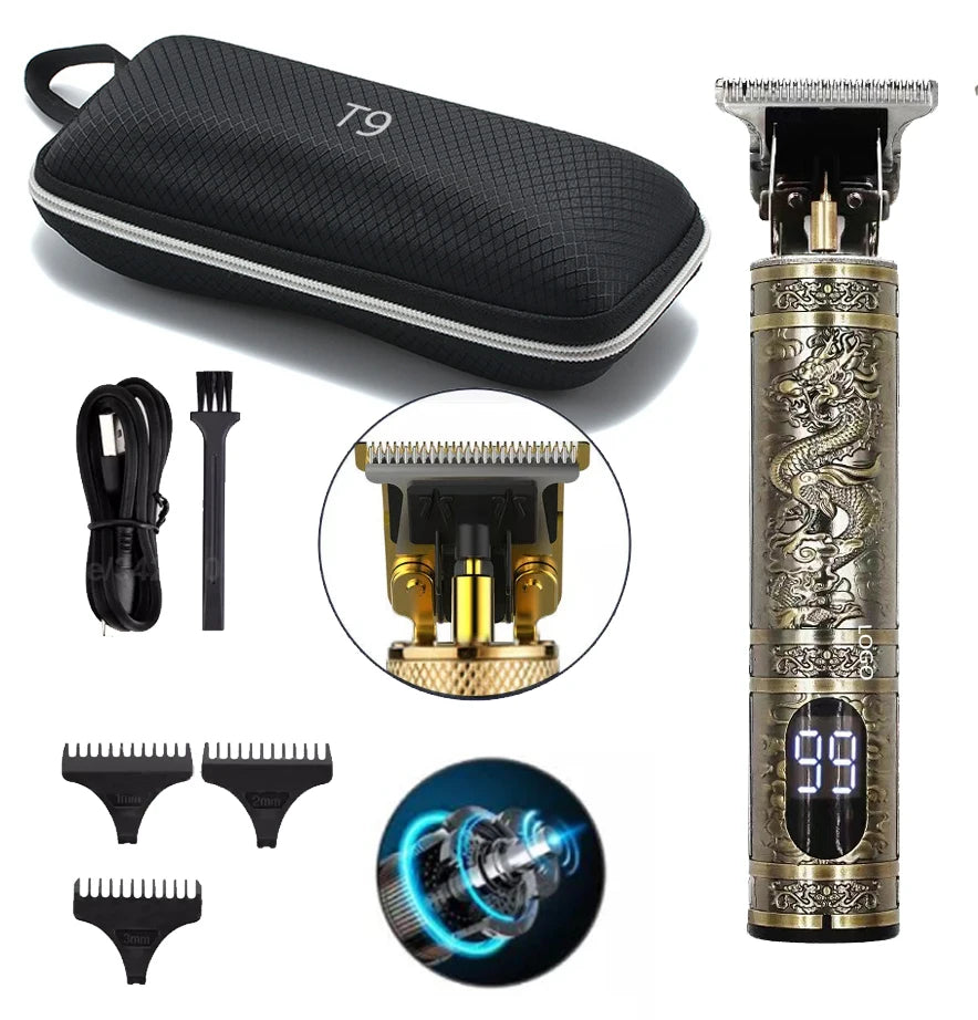 T9 Cordless Electric Hairber Shaver Hair Trimer Home Appliances Travel Barber Razors Shaving Machine for Men Trimmer Man