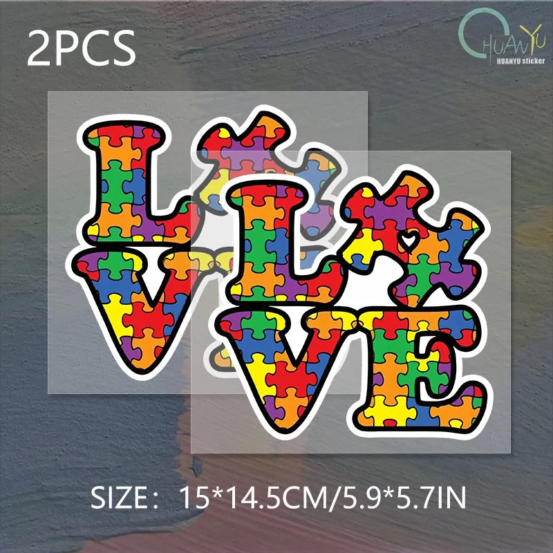 15cm Show Your Support for Autism Awareness with this Premi