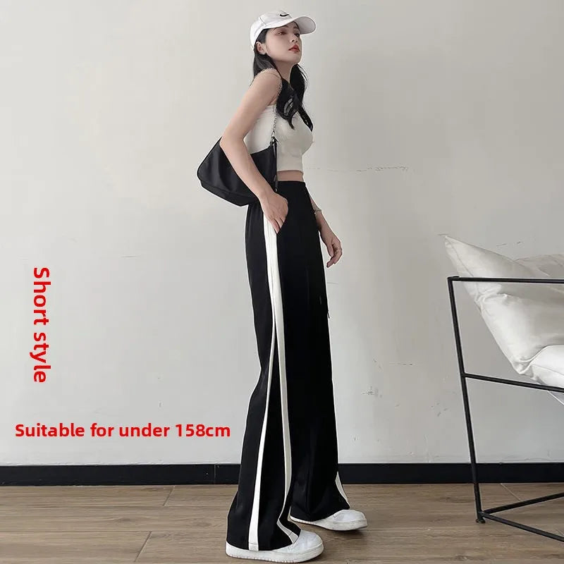 Slimming Straight Leg Pants for Women Spring Summer New Sle plus Size Casual Wide Leg Trousers Loose Comfortable Student Sp...