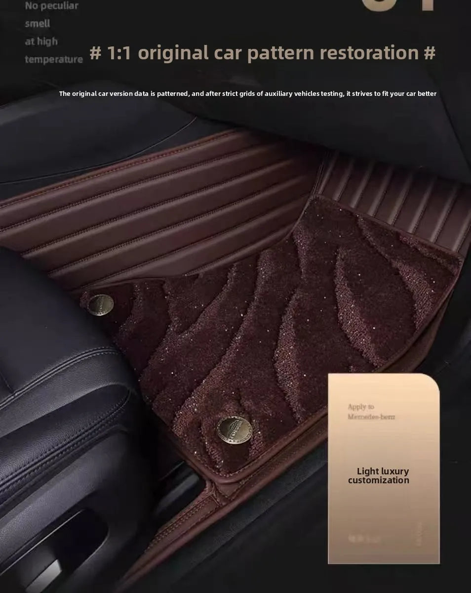 Starry Sky Carpet Car Foot Mat Special Car Customization Five Seat Full Set Full Surround Velvet Foot Mat