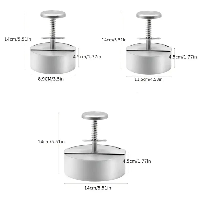 1PC Non-Stick Hamburger Patty Press,Cheeseburger Patty Maker Mold For Meat Beef Cheese Veggie,Burger Maker For Grill Griddle BBQ