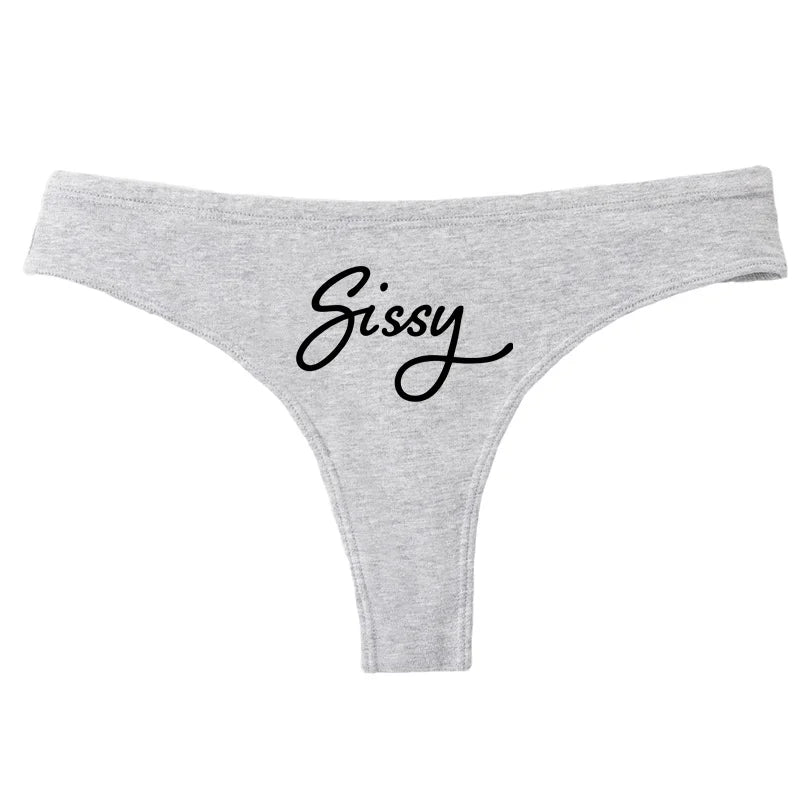Multicolor Cotton Thongs Low Waist Underwear Thong Sexy Thongs For Women Funny Gifts Couple Gifts Thong Panties Ladies Underwear
