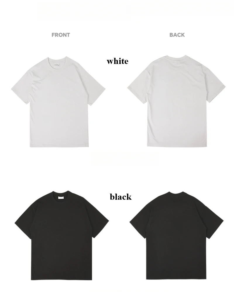 Summer 100% pure cotton T-shirt for men and women solid color round neck top customized team uniform personalized 3D printing