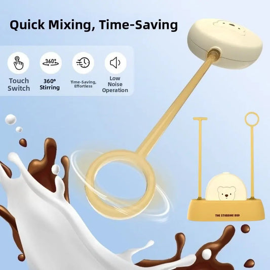 Wireless Electric Milk Frothers Battery Model Electric Coffee Whisk Mixer Portable Automatic Electric Handheld Blender