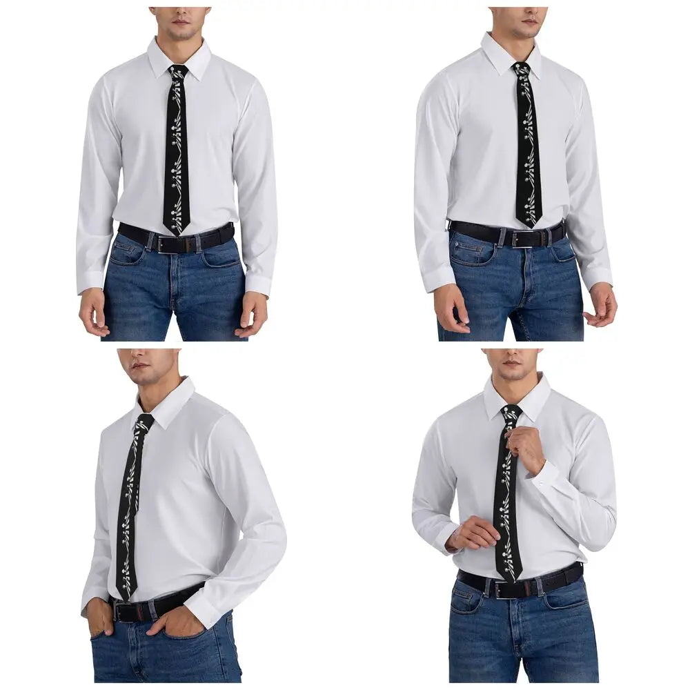 Personalized Fashion S-Snoopys Neckties Men Silk Cartoon Office Neck Tie