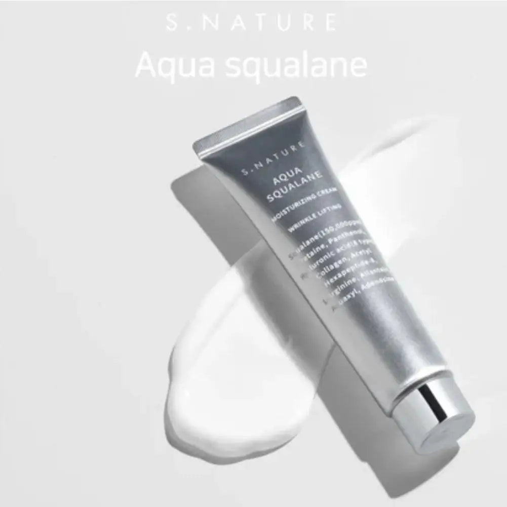1PCS Squalane Facial Cream 80g Nourishing Formula Enhances Skin Protection Refreshing Non Sticky Long Lasting Hydration Skincare