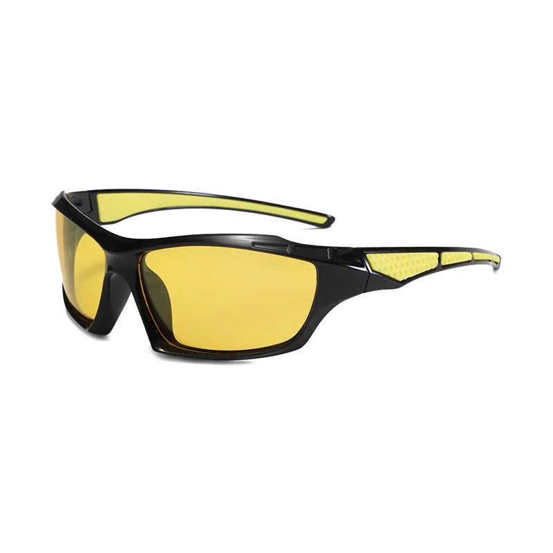 Outdoor cycling Polarized Sunglasses Men Frame Sport Sun Glasses Driver Retro Goggles eyewear go fishing Cool UV400 Anti-Glare