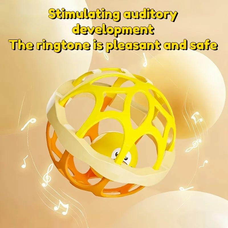 Baby Vibrating Hand Bell Toy - Sensory & Hearing Development Toy with Grip Training,  Ideal Birthday Gift for Infants