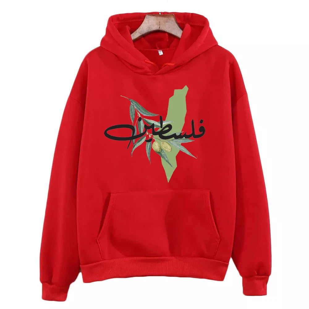 Palestine Arabic Palestinians Men Women Printed Hoodies Folklore Thobe for Girls Autumn and Winter Hoodie Pullover Sweatshirts