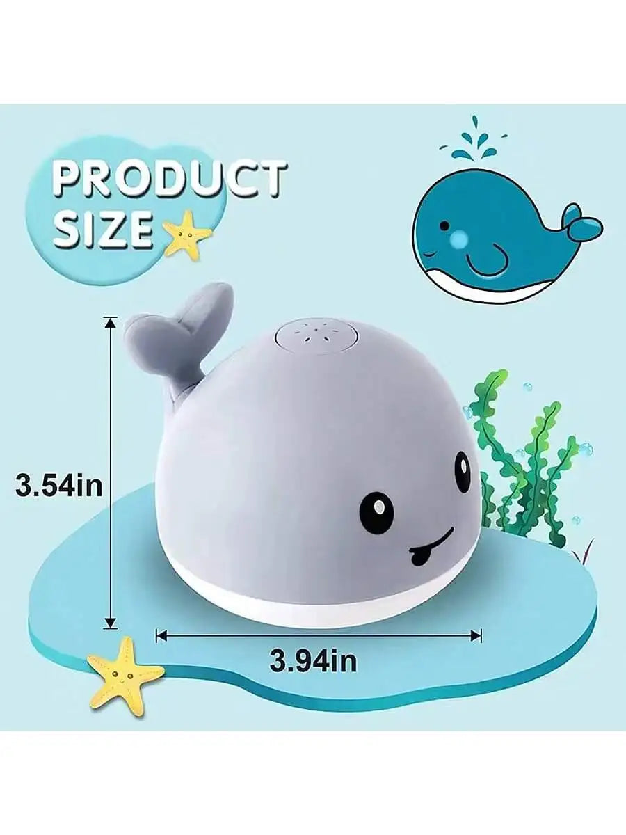 Baby Bath Toys, Toddler Bath Toys for Kids Ages 1-3, Light Up Whale Bath Toy Sprinkler, Pool Water Table Infant Baby Toys 6-12-1
