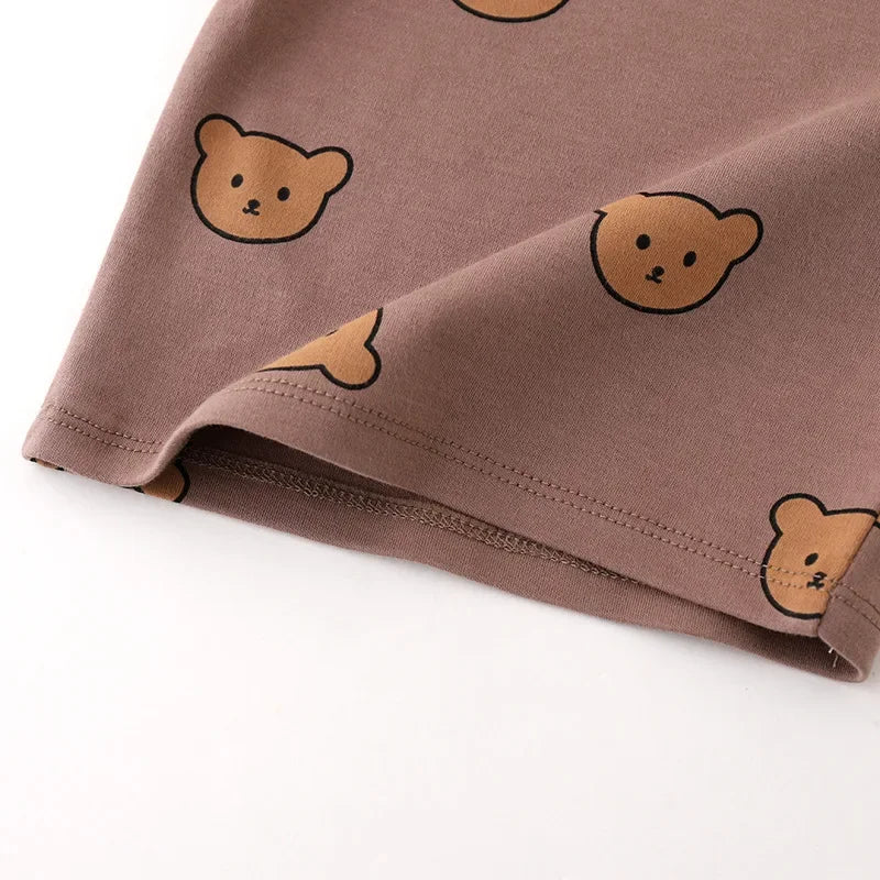 Baby Clothes 2pcs Sets Autumn  Winter Baby Pajama Set Bottom Underwear Two-piece Set Cotton Baby Boy Long Sleeves Outfit