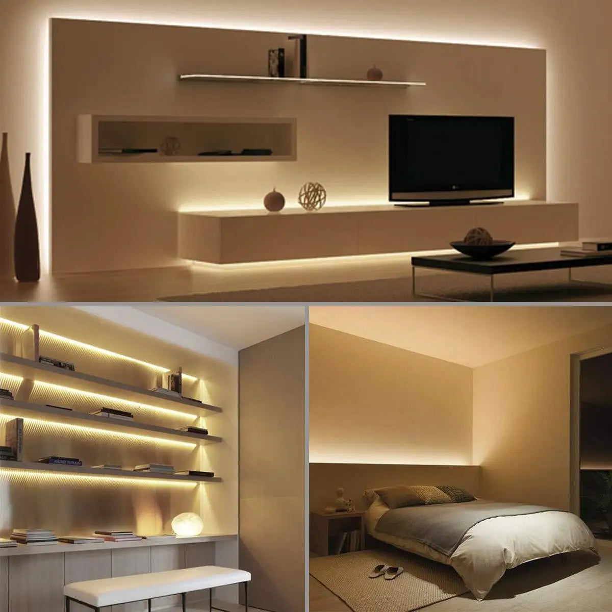5m DC12V LED Strip light SMD 2835 120LED/m 240LED/m Self Adhesive Flexible Strip Ribbon Home Decor Light Kitchen Lighting