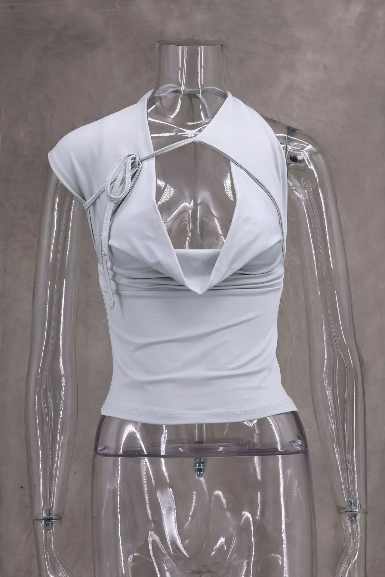 Summer Women Solid Lace Up Sexy T-shirts Chic Halter Backless Sleeveless Tank Tops Female Y2K Elasticity Cropped Young Girl Top