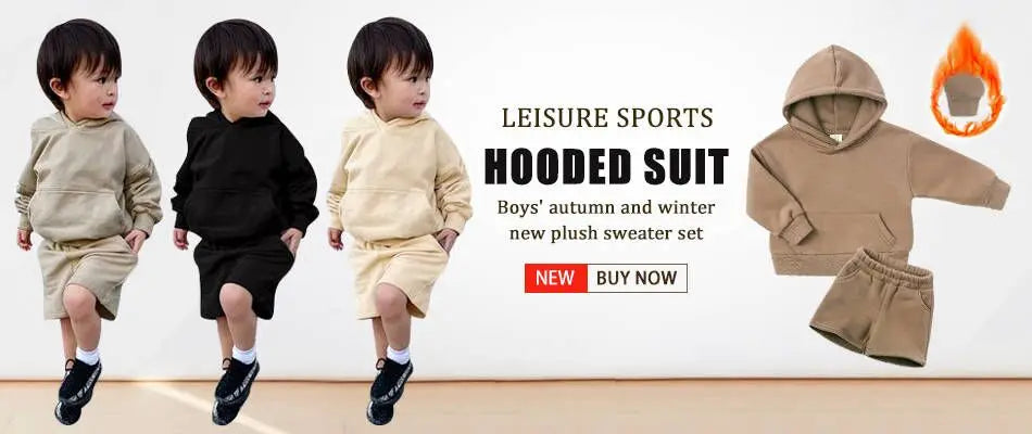 Baby clothes 2025 new children's solid color long sleeved denim set, boys and girls cardigan long pants casual sports two-piece