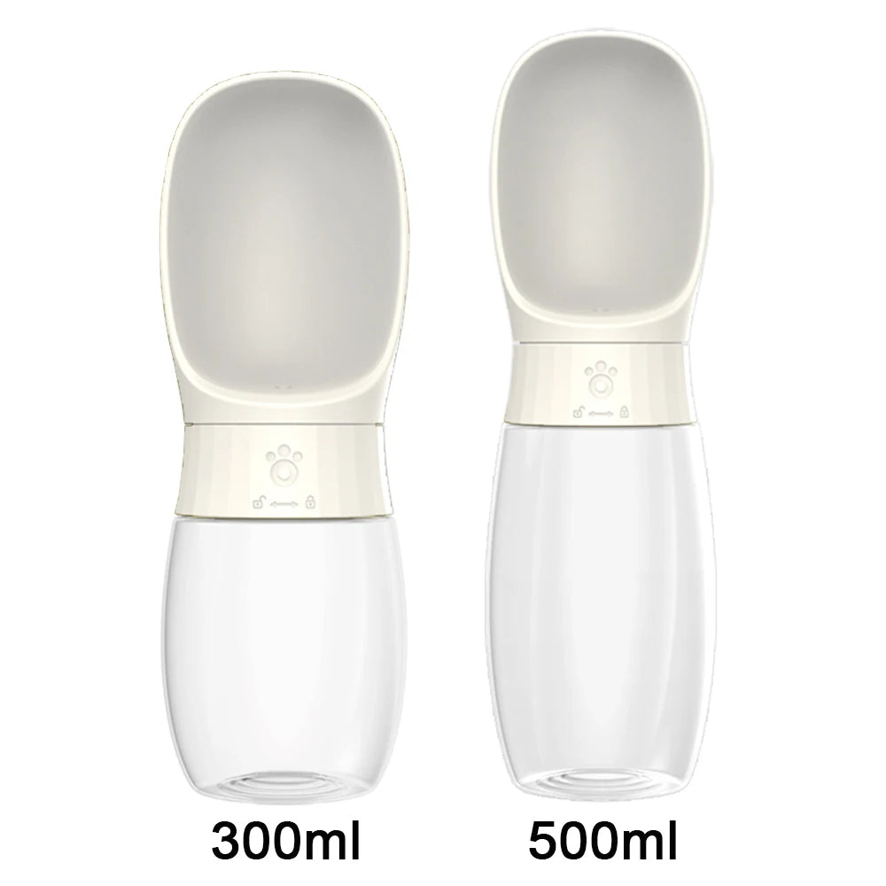 300ml/500ml Portable Pet Water Bottle Suitable for Small and Medium-sized Dogs and Cats Outdoor Travel Dog Portable Drinking Cup