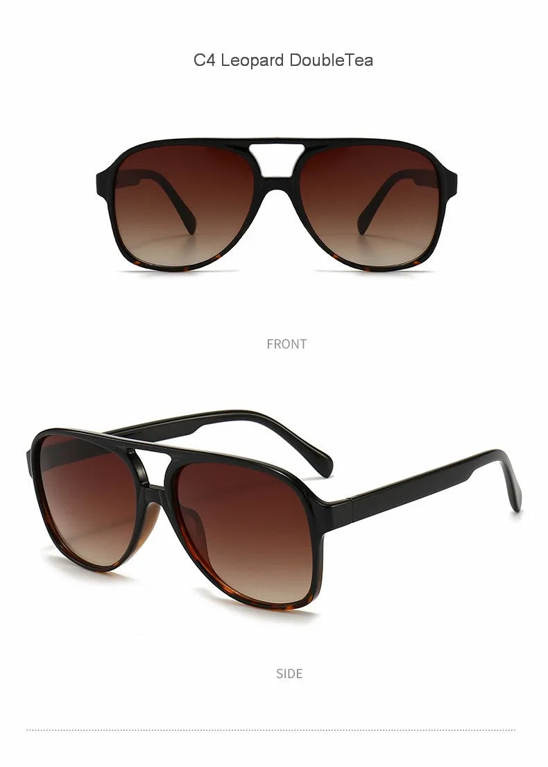 2024 Pilot Polarized Women Sunglasses For Men Retro Sun Glasses Aviation Plastic Female Eyewear Lentes De Sol Mujer UV400