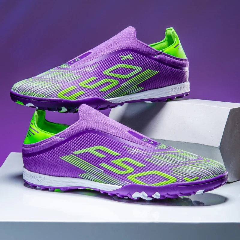 High Quality Mens Football Boots F50 Boys FG/TF Training Studded Fast Soccer Cleats Pro Non Slip Football Shoes for Man 35-45