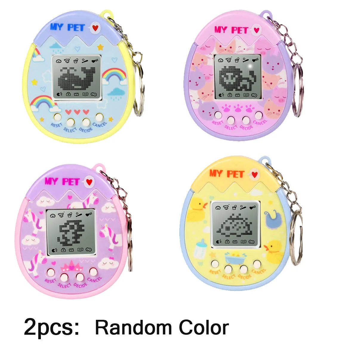 Virtual Pets Keychain for Boys Girls 168 Pets Retro Handheld Game Filled Easter Eggs  Easter Gift