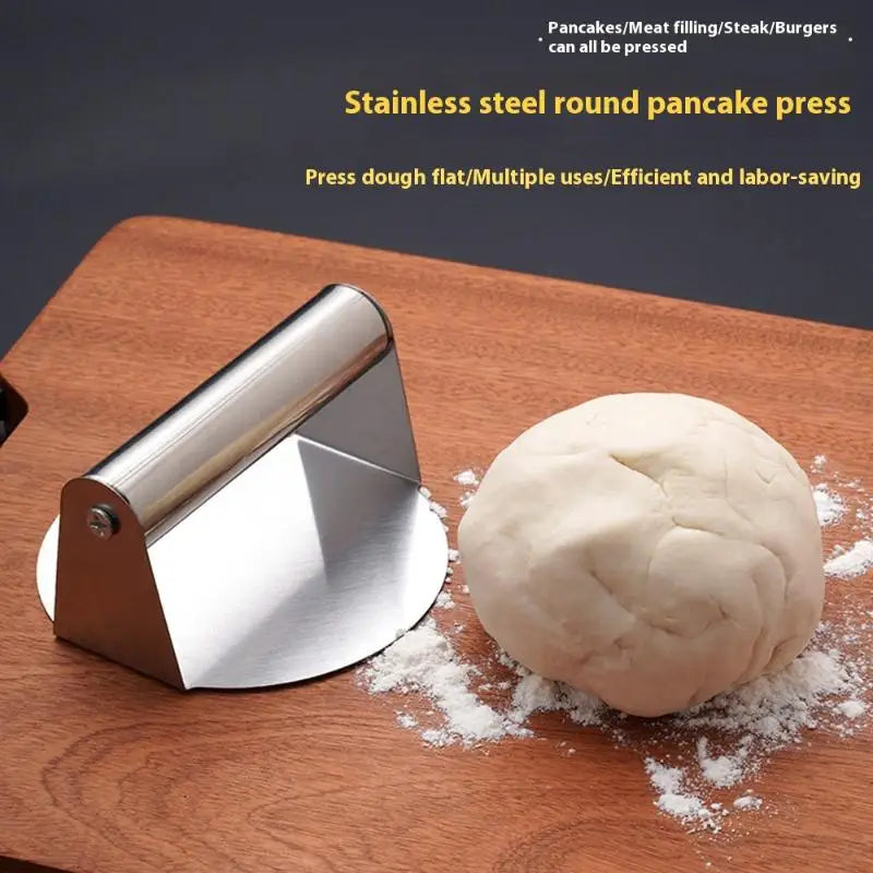 Stainless Steel Smash Burger Press Hamburger Patties Meat Masher Circular Meat Press Mold For Deli Meats Kitchen Accessories