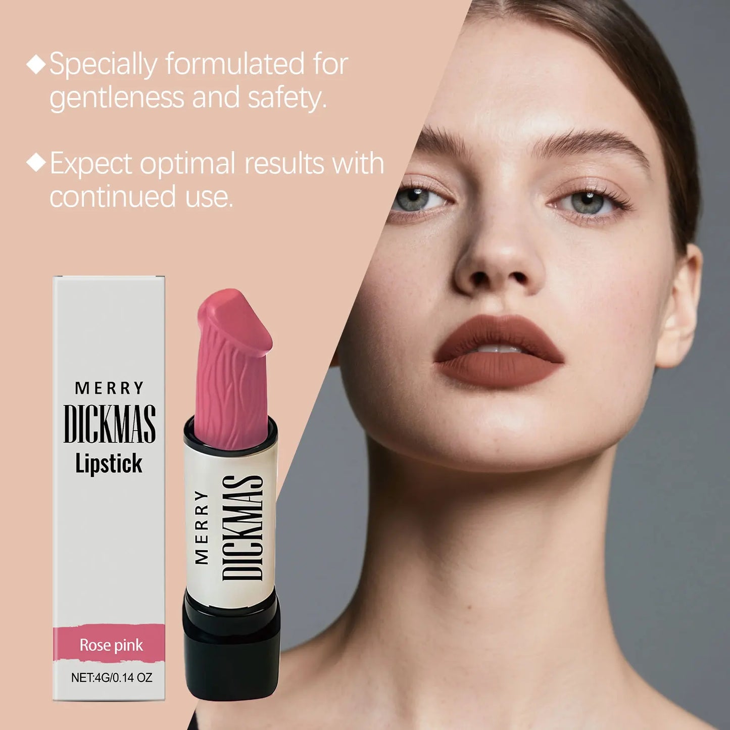 Party Lipstick Waterproof Long-Lasting Moisturizing Lip Gloss Festival Gift Rose Pink, Bright Red, Dark Purple, And Orange Brown