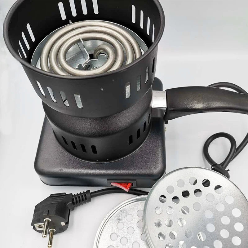 Euro Plug 220v Shisha Carbon Stove Arabian Water Bong Set Accessories Charcoal Burner Hookah