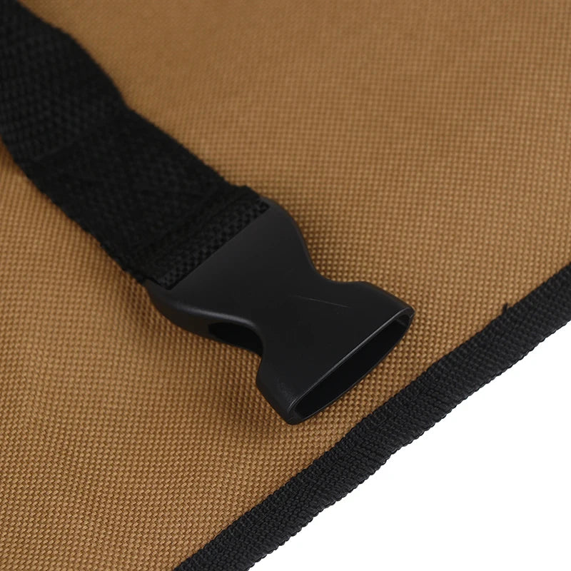 Pouch Bag for Tools; Made from Oxford Cloth; Convenient Roll-Up Design; Fits Wrench, Spanner, Hammer and More