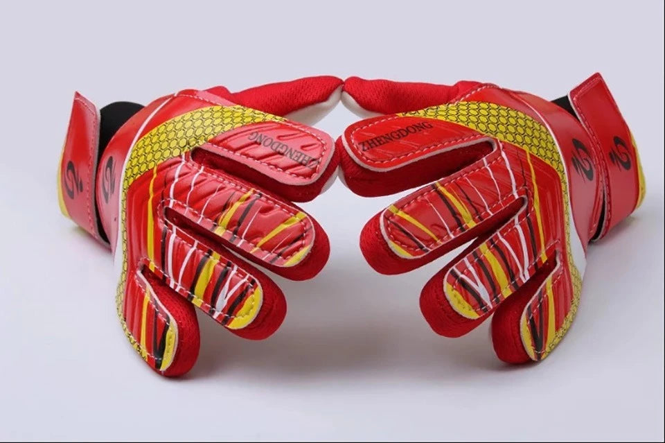 Loogdeel Football Goalkeeper Gloves Finger Protect Thickened Anti-slip Wear-resistant Adult Child Soccer Training Sports Gloves
