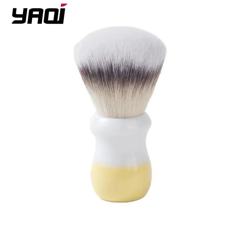 YAQI Naicha（Milk tea）Synthetic Hair Mens Wet Shaving Brush