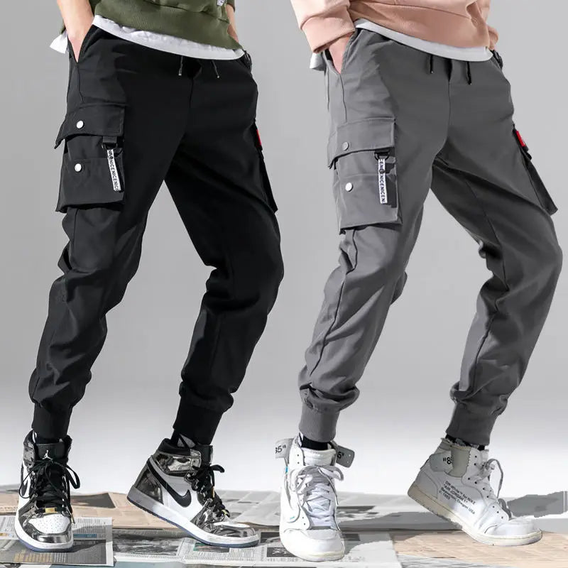 Men's Pants Fashionable Casual Jogging Pants 2025 Street Wear Workwear Pants Men's Multi Pocket Pants Fitness Men Sports Pants