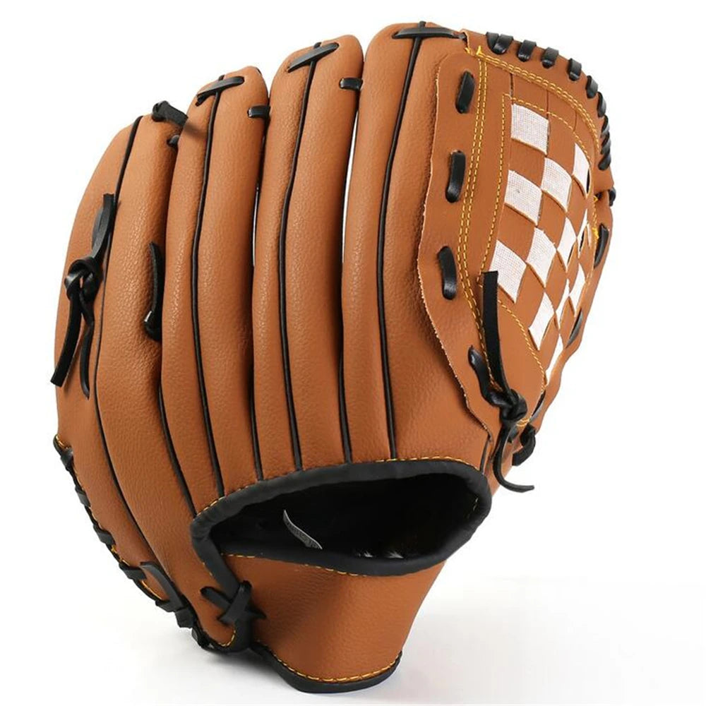 Baseball Softball Training Glove - Left Hand Catcher Practice Equipment for Kids Youth Adults Outdoor Sports Gear