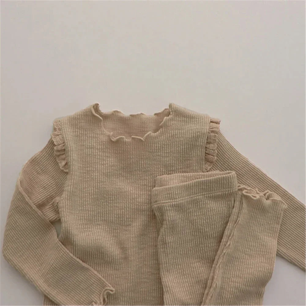 Newborn Baby Girl Clothes Suits Cotton Spring Autumn Infant Bodysuit + Leggings Baby Girl Outfit