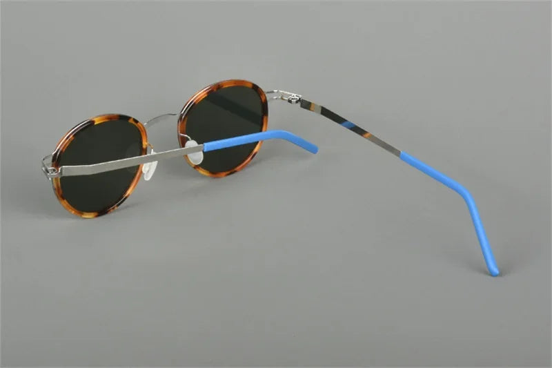 Germany Brand Polarized Sunglasses Men Women Round Driving Outdoor Glasses Frame UV Protect Sun Glasses Optical Eyeglasses Gafas