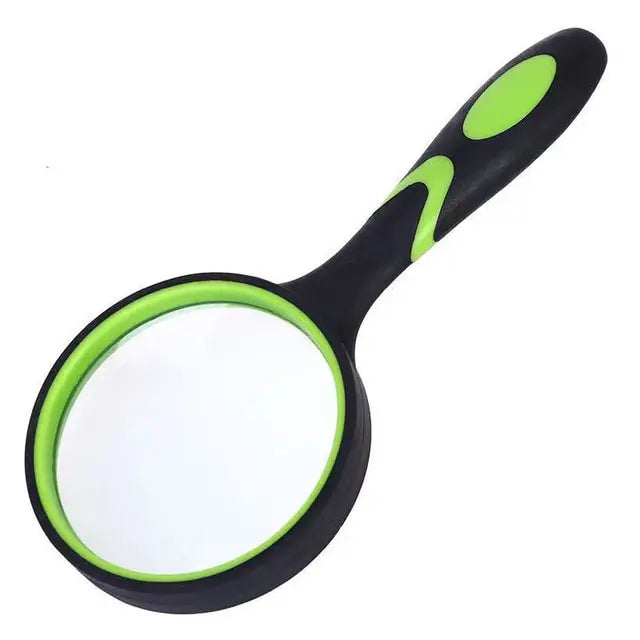 10X Magnifying Glass  Handheld Reading Magnifier For Seniors & Kids Real Glass Magnifying Lens For Book Newspaper Reading
