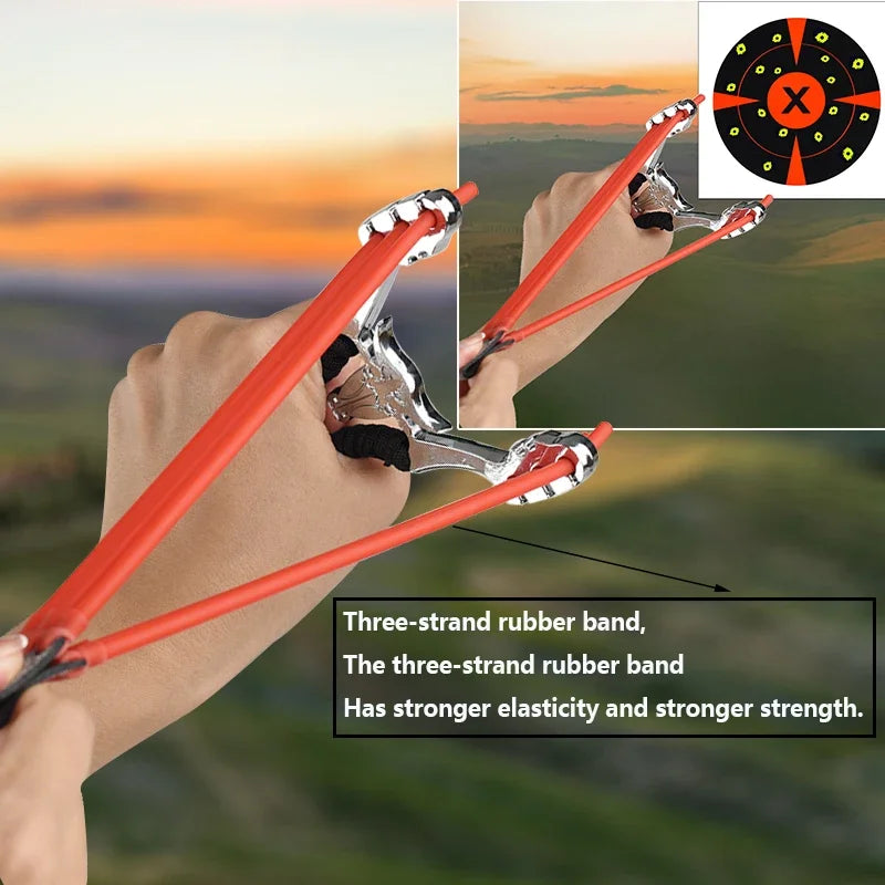 Metal Slingsshot Powerful and Precise Shooting Slingshot Sling Shot Simpleshot High Precision Sling Catapult Hunting Accessories