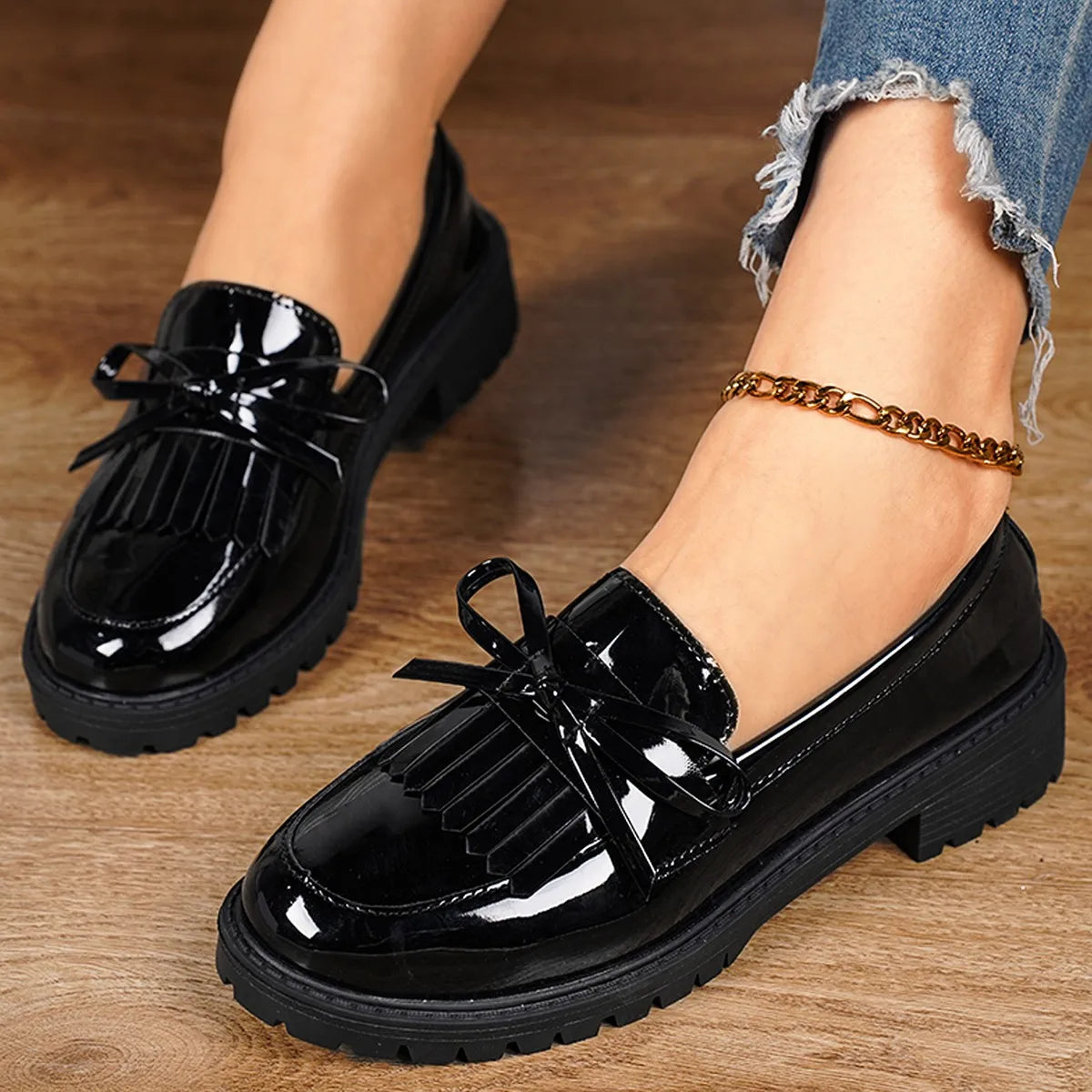 Comemore Women Flat Oxford Shoes Soft Leather Sneakers Low Medium Heeels Pumps Slip on Loafers Summer Footwear for Woman Zapatos