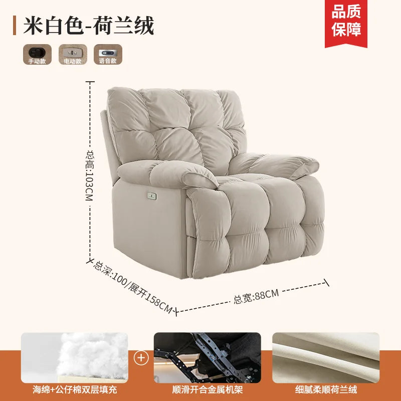 Recliner Europe Living Room Sofas Comfortable Adults Minimalist Design Sofa Cinema Lounge Muebles Para Habitacion Furnitures