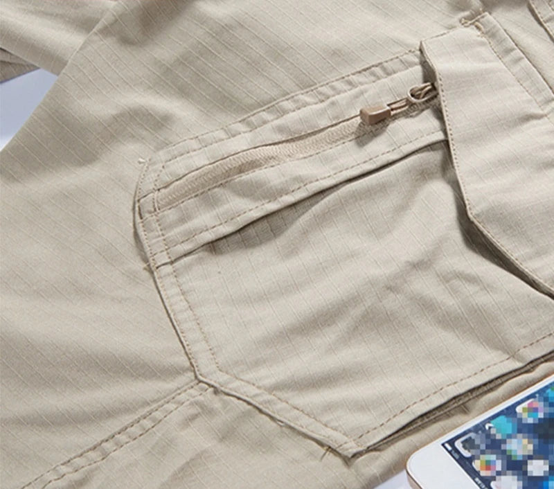 New Men's Spring and Autumn Comfortable Breathable Durable Waterproof Outdoor Sports and Leisure Classic Work Pants