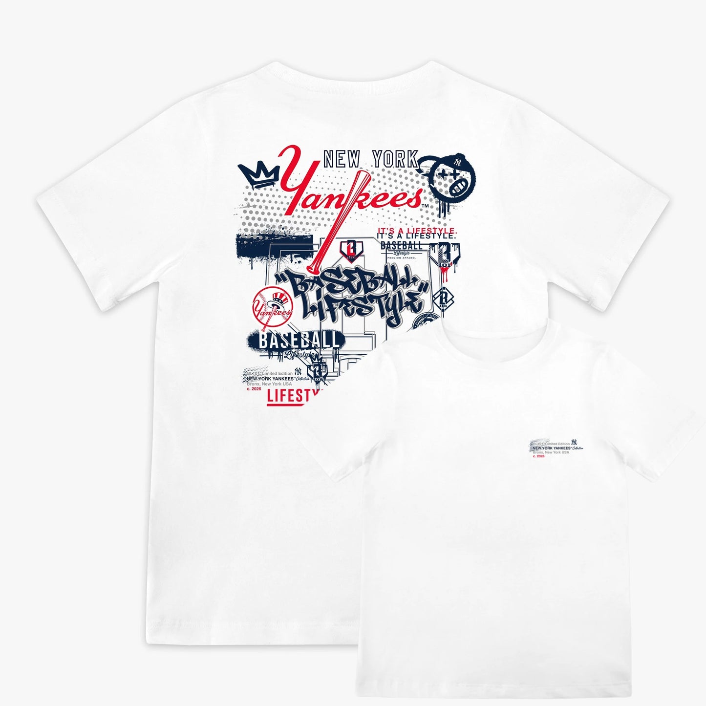 Baseball Lifestyle Graphic T Shirt Summer Short Sleeve Cotton Tee Casual Daily Wear Breathable Clothing Gift for Baseball Fans