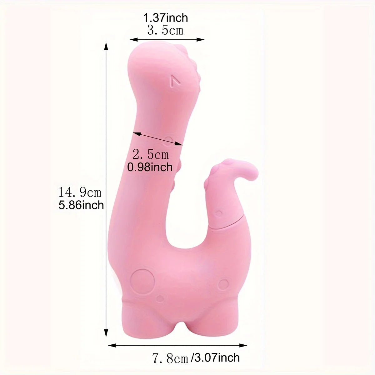 Cute little dinosaur-shaped sex toy5Frequent Sucking10Frequency vibration and heating function female masturbator massager