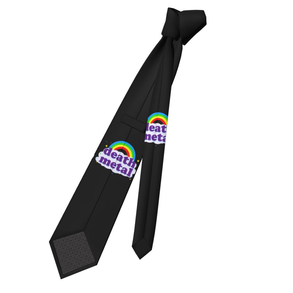 Slipknots Neckties Men's Customized Silk Heavy Metal Rock Music Gift Neck Tie for Office