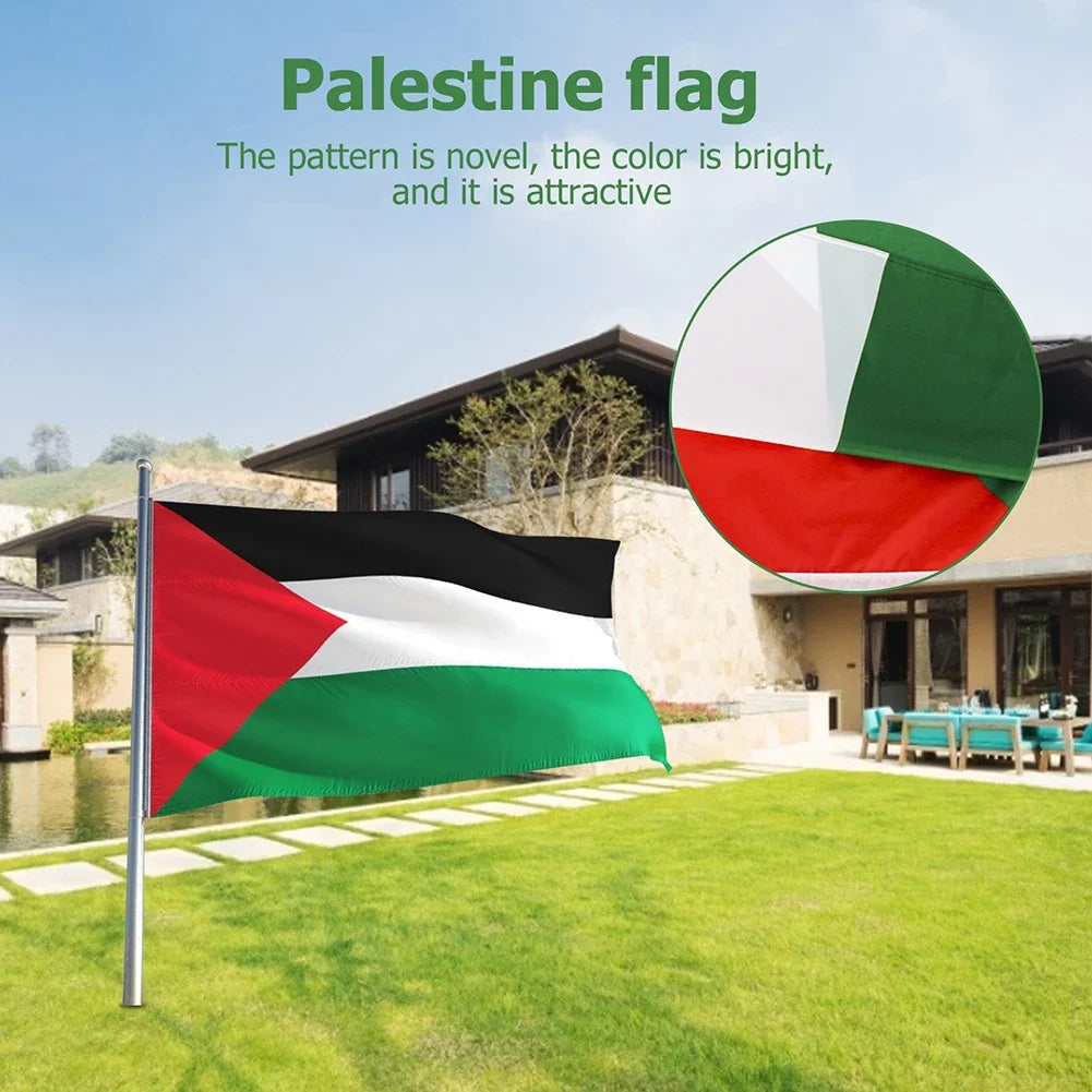 250*150/150*90/90*60/14*21cm Palestine Flag Polyester Flag Palestinian banner National Flags Conference Activity Home Decor