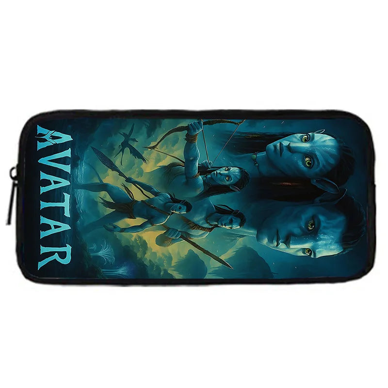 Science Fiction Movie Child School Backpack with Lunch Bags ,Pencil Bags ,School Bags for Boys Girls A-AvatarS Best Gift