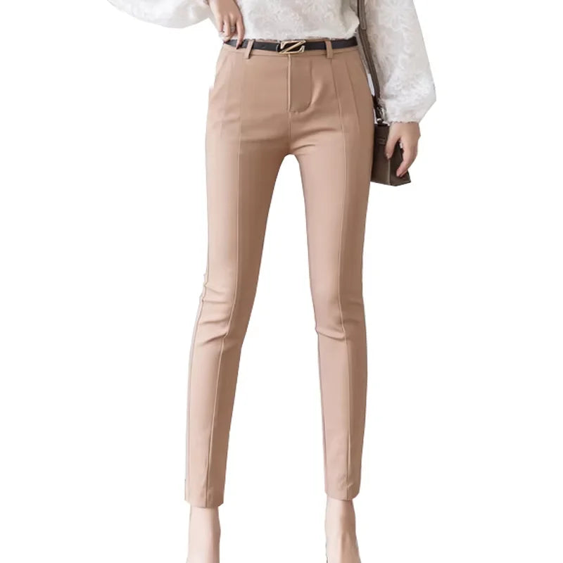 Pants Women Pencil Trousers 2019 High Waist Ladies Office Trousers Casual Female Skinny Bodycon Pants Elastic Pantalones Mujer