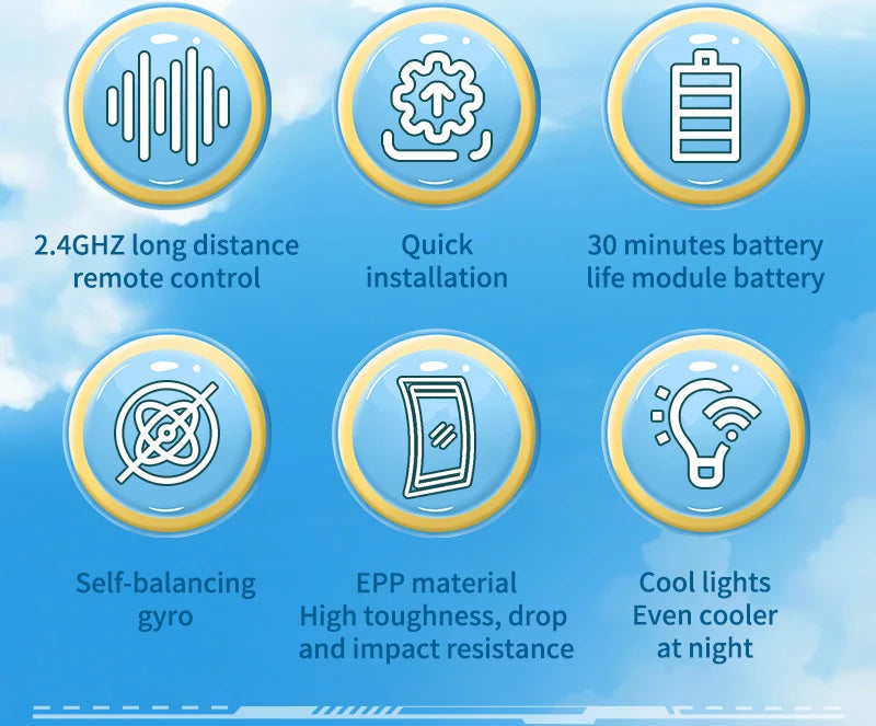 RC Plane KF803 2.4G With LED Lights RC Flying Model Glider RC Vertical Plane EPP Foam Toy Airplane Gifts For Kids