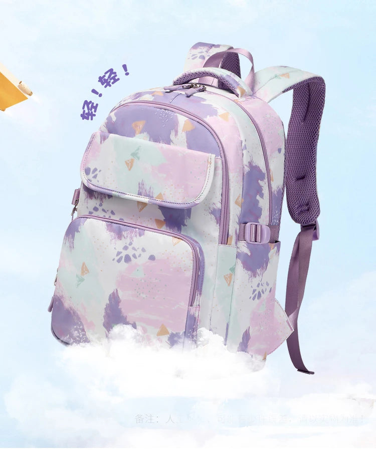 School Bags for Girls Set Waterproof Girls' School Backpack Pencil Cases Lunchbox Aesthetic Class Bags Designer Luxury Back Pack