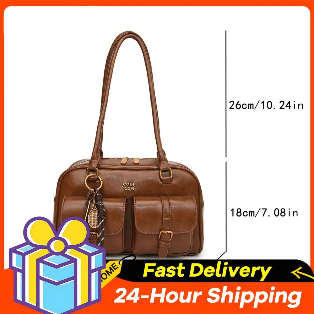 Ladies Large-Capacity Tote Bag Women Vintage Retro Chic Handbags Girl Shopping Shoulder Bag Women's Purses Top Handle Bags