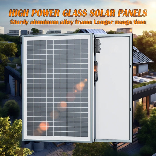 Wholesale Solar Panel 100W 12V High-Power Rigid Panel Used For Photovoltaic Power Generation For RV Ship Home Power System