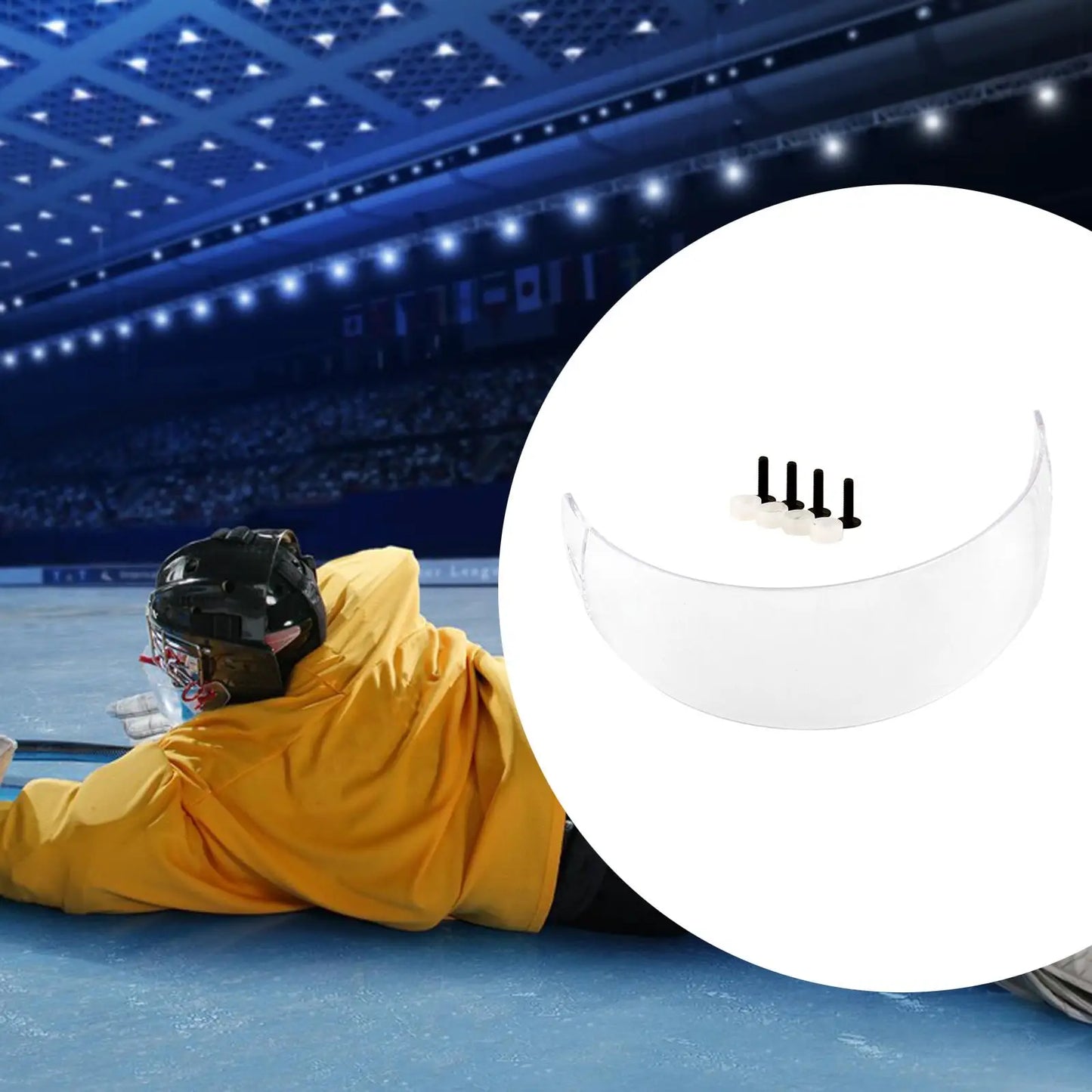 Ice Hockey Helmet Visor Protect Your Eyes Anti Scratch Impact Resistant